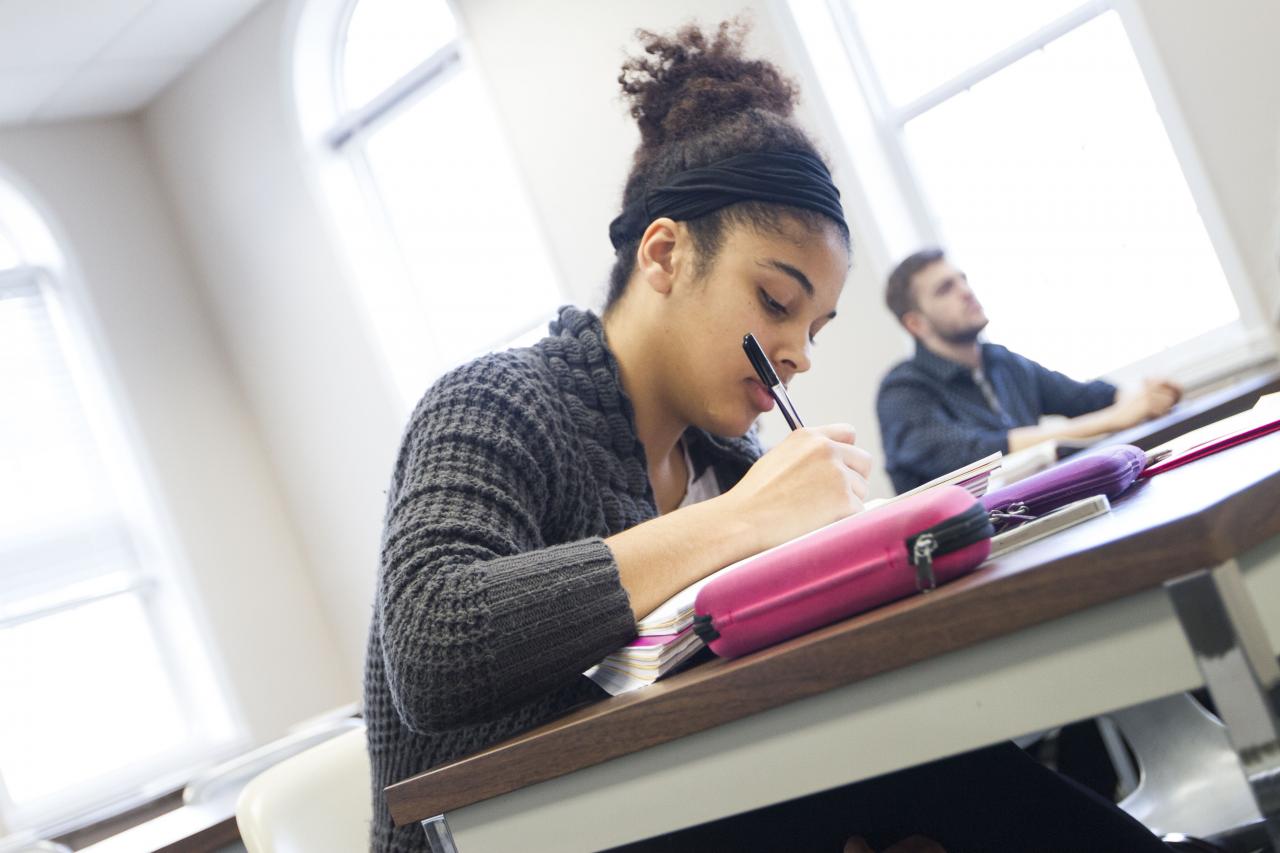 Business Student in Class